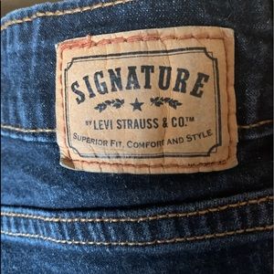 Signature by Levi Strauss Women's Boot Cut Jeans - Dark Blue